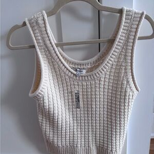 Madewell Textured Cream Sweater